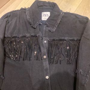 Zara Fringe Jacket